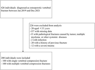 Fracture severity dependence of bone and muscle performance in patients following single or multiple vertebral fractures